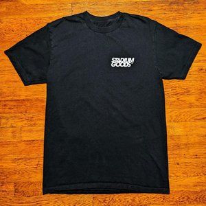 Black and white Stadium goods tee